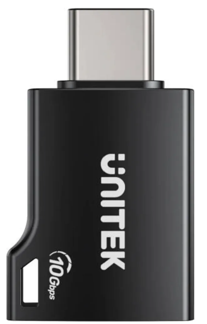 10Gbps USB-C to USB-A Adapter,Supports Data Sync & 2A Fast Charging,Black,hook color box A1048ABK01 2