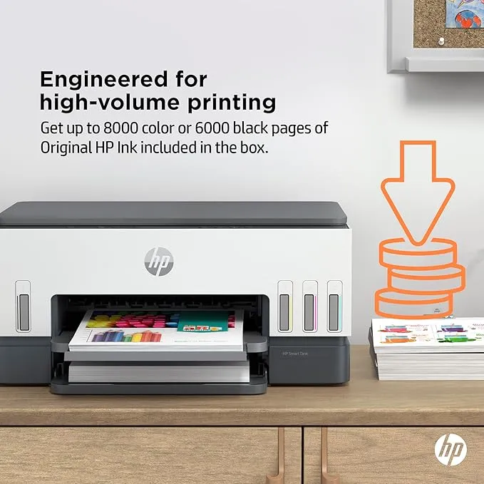 HP Smart Tank 670 All-in-One Wireless Printer (UAE Version)  Print | Scan | Copy | Auto Duplex | 12ppm Black | 7ppm Color 4