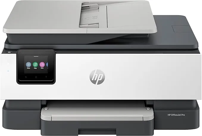 HP OfficeJet Pro 8123 All-in-One Wireless Printer (UAE Version) Print | Scan | Copy | Touchscreen | Auto Duplex | 20ppm Black / 10ppm Color | 35-Sheet ADF