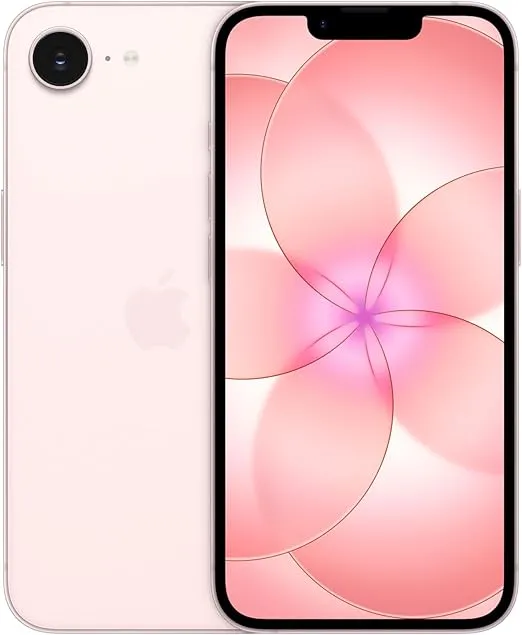 Apple iPhone 17e 256GB: 6.1-inch Super Retina XDR Display, A19 Chip, All-Day Battery Life, 48MP Fusion Camera; Soft Pink- TDRA Version