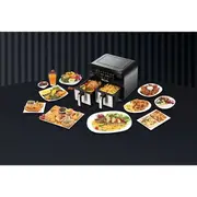 Black & Decker Digital Dual Zone Air Fryer 1700W 4L+4L Capacity With Rapid Hot Air Circulation For Frying, Grilling, Broiling, Roasting, and Baking DZAF1700-B5 5