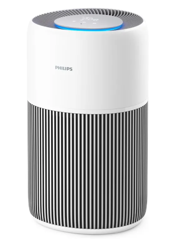 Philips Air Purifier 2200 Series, HEPA NanoProtect + Active Carbon Filter, CADR 400m³/h for 104m², Allergy sufferers, Ultra-quiet, Intelligent and Long-lasting filter (AC2220/10)