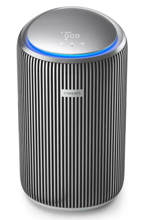 Philips Smart Air Purifier PureProtect 4200 Series - Rooms up to 156 m2, HEPA, Active Carbon, 5 Speeds, Sleep Mode, Child Lock, Connected to Air+App, Supernova Silver - AC4220/12
