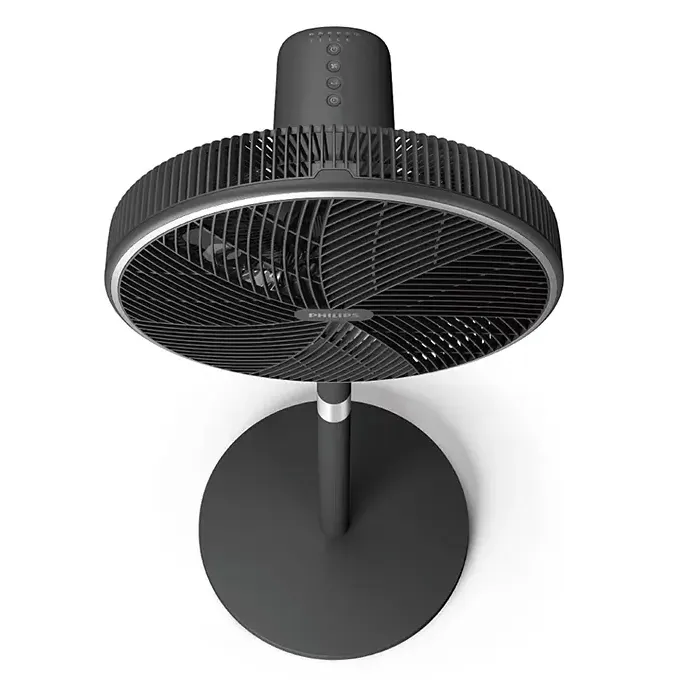 Philips Pedestal Fan 3000 Series - Fan Airflow 2562 m³/h, Ultra Quite, Tiltable & Oscillating, 40cm Head Diameter, Adjustable Height, Connected to Smart Phone, Black - CX3550/01 4