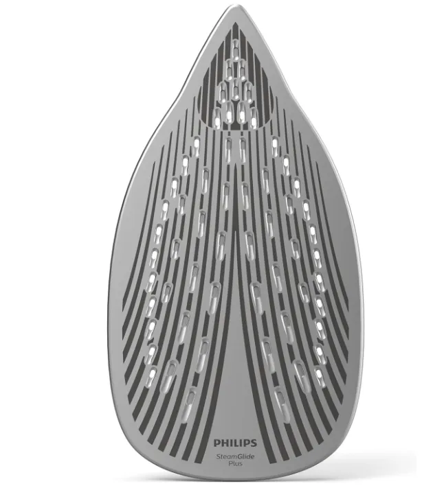 Philips Steam Iron 5000 Series - 2400W, 40g/min Continuous Steam, 160g Steam Boost, 300ML, Anti-Drip Technology, White/Grey - DST5010/16 3