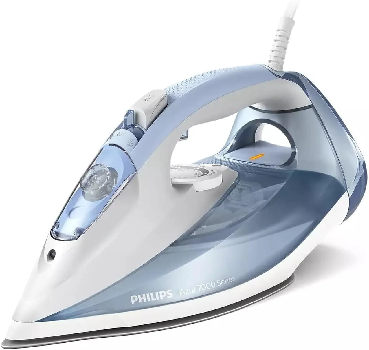 Philips 7000 Series Steam Iron - 2600W, 220 g steam boost, SteamGlide Plus soleplate - DST7011/26 - Light Blue/Gray