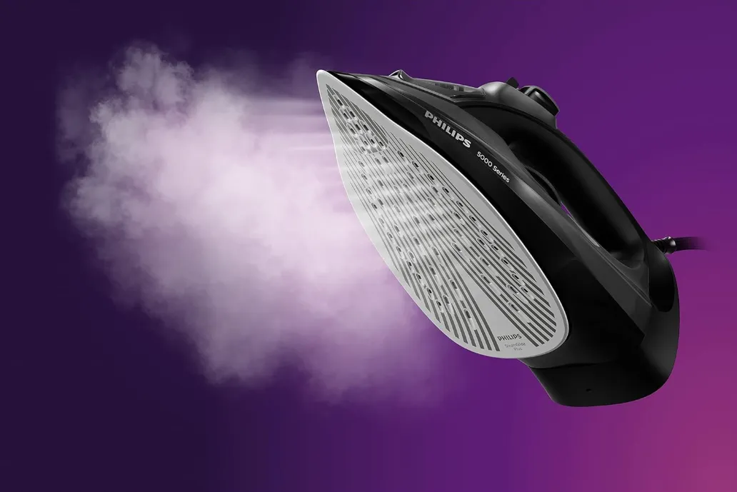 Philips 5000 Series Steam Iron - 2600W, 200 g Steam Boost, SteamGlide Plus, 45 g/min Continuous Steam - DST5040/86 3