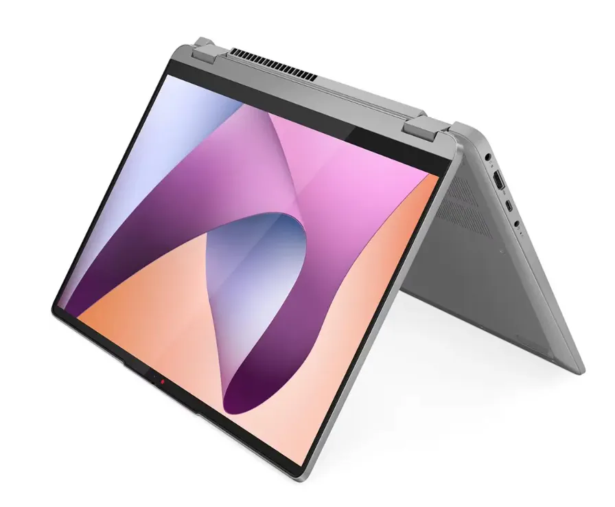 Lenovo IdeaPad Flex 5 14ABR8 2-in-1 Convertible (2025) Laptop – AMD Ryzen 5 – 5625U / 14inch WUXGA / 512GB SSD / 8GB RAM / Shared AMD Radeon Graphics / Windows 11 Home / English & Arabic Keyboard / Arctic Grey / Middle East Version – [82XX00FYAX] 2