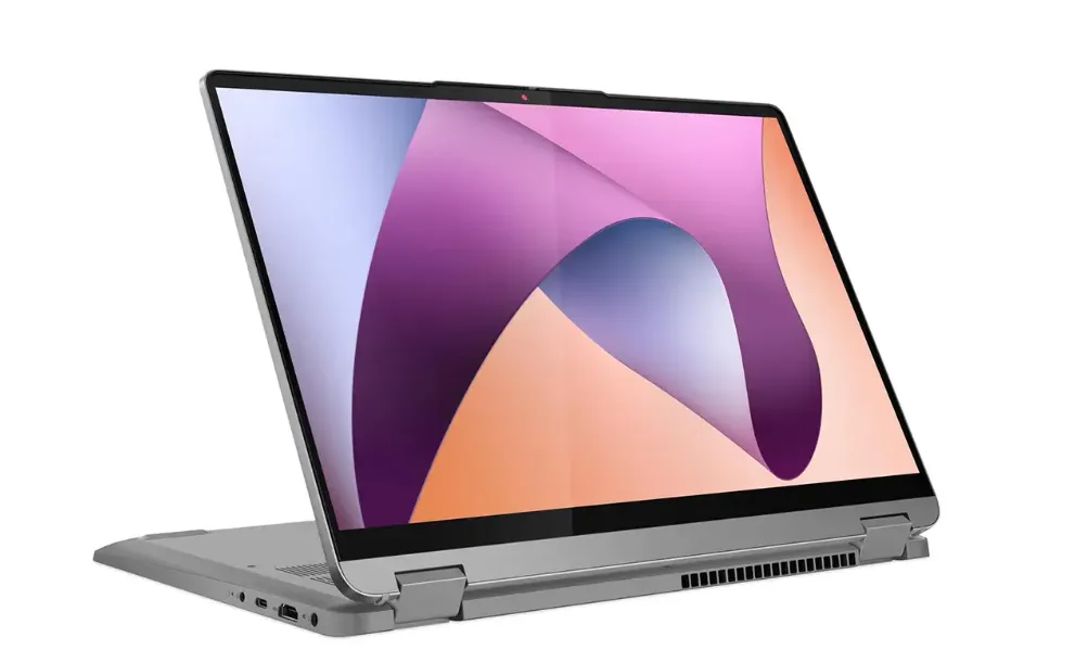 Lenovo IdeaPad Flex 5 14ABR8 2-in-1 Convertible (2025) Laptop – AMD Ryzen 5 – 5625U / 14inch WUXGA / 512GB SSD / 8GB RAM / Shared AMD Radeon Graphics / Windows 11 Home / English & Arabic Keyboard / Arctic Grey / Middle East Version – [82XX00FYAX] 4