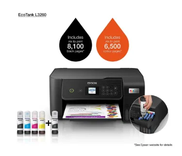Epson EcoTank L3260 (MEAF) Printer – C11CJ66408 4