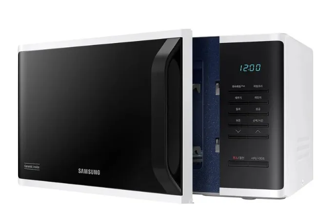 Samsung Solo Microwave Oven, 23L, MS23K3513AW, White/Black 5