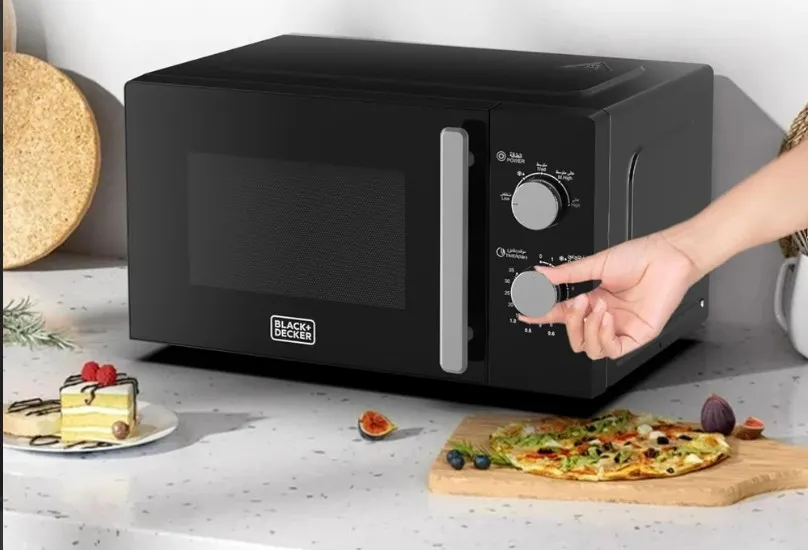BLACK+DECKER MZ2005P-B5 20 Liter Microwave Oven with Defrost Function & Adjustable Power Levels – Black
