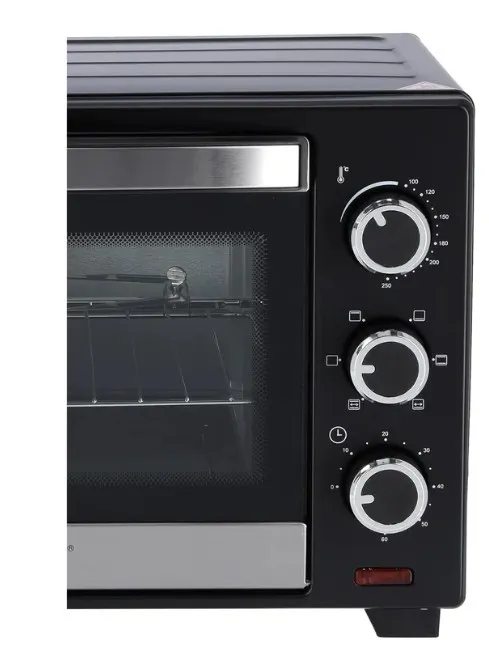 Olsenmark 24 L Electric Oven- OMO2277 With Rotisserie Function Perfect for Grilling, Toasting and Roasting 6 Stages Heating & Temperature 100-250-Degrees Celsius 60 Minute Timer with Bell 3