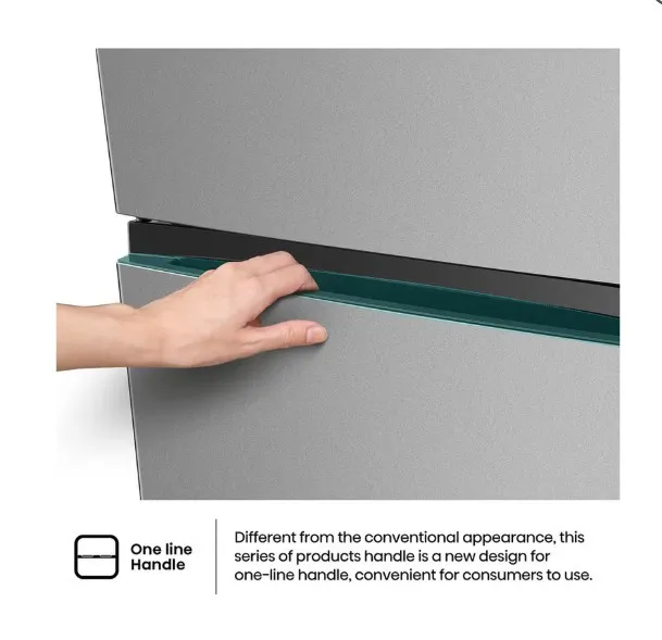 Hisense Refrigerator 264 Liter Top Mount Double Door Silver Model RT3N264NAI 4