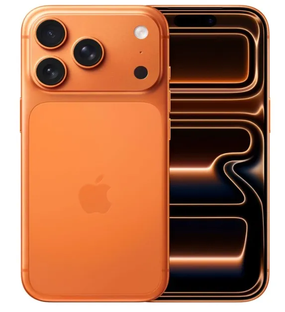 Apple iPhone 17 Pro 1 TB: 6.3-inch Display with ProMotion up to 120Hz, A19 Pro Chip, Breakthrough Battery Life, Pro Fusion Camera System with Center Stage Front Camera; Cosmic Orange - TDRA