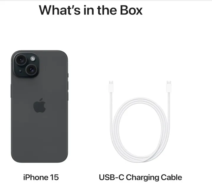 Apple iPhone 15 (128 GB) - Black(TDRA Version) 3
