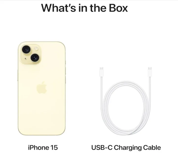 Apple iPhone 15 (128 GB) - Yellow ( TDRA Version) 3