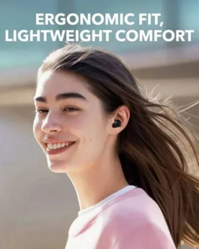 soundcore A30i by Anker, Noise Cancelling Earbuds, Lipstick-Shaped Stylish Design, Tiny, Lightweight Comfort, Smart Noise Cancelling, Clear Sound, IP54, Wireless Earbuds, Bluetooth 5.4 4