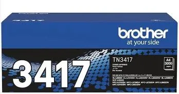 Brother Genuine TN3417 Black Toner Cartridge 2