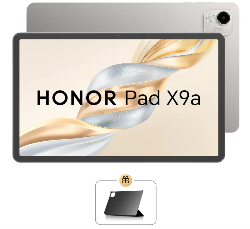 HONOR Pad X9a Wi-Fi Tablet 11.5" 120Hz Display, 8GB RAM + 128GB Storage, Android 15, Snapdragon 685, 8300mAh Battery, 35W Fast Charging, Stylus Support, Grey (2025 Model) (TDRA Version)