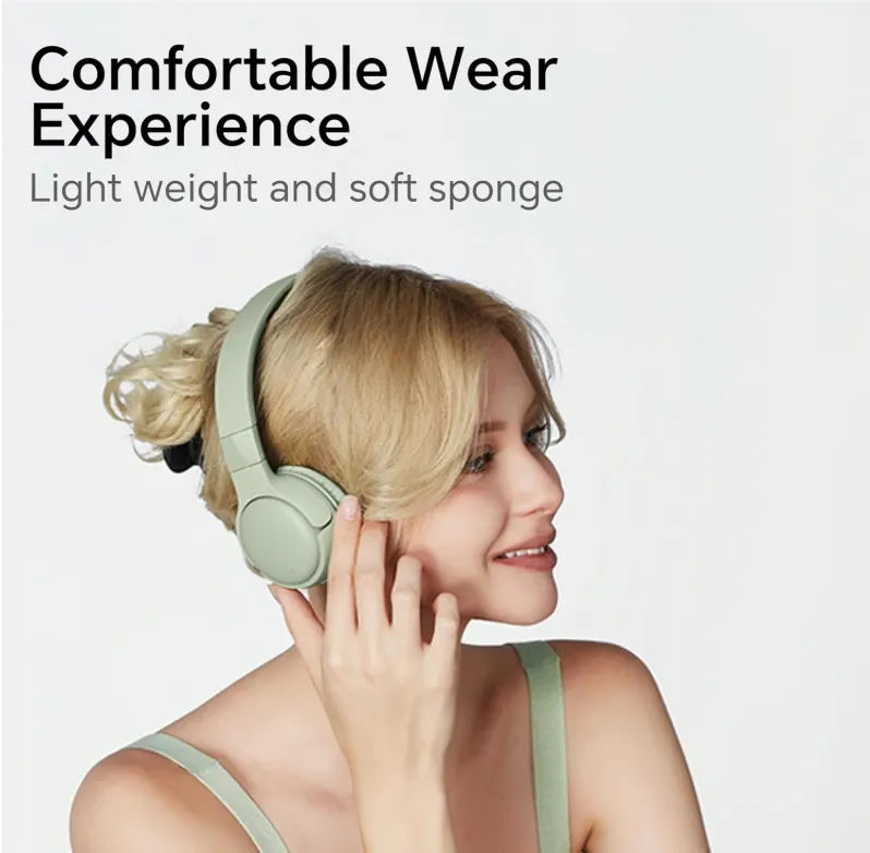 HONOR Choice Headphones Lite On-Ear Wireless Headphone with 40mm Deep Bass Driver, 82-Hour Battery Life, Dual-Device Connection, AI Call Noise Cancellation & Foldable Lightweight Design, Green 5