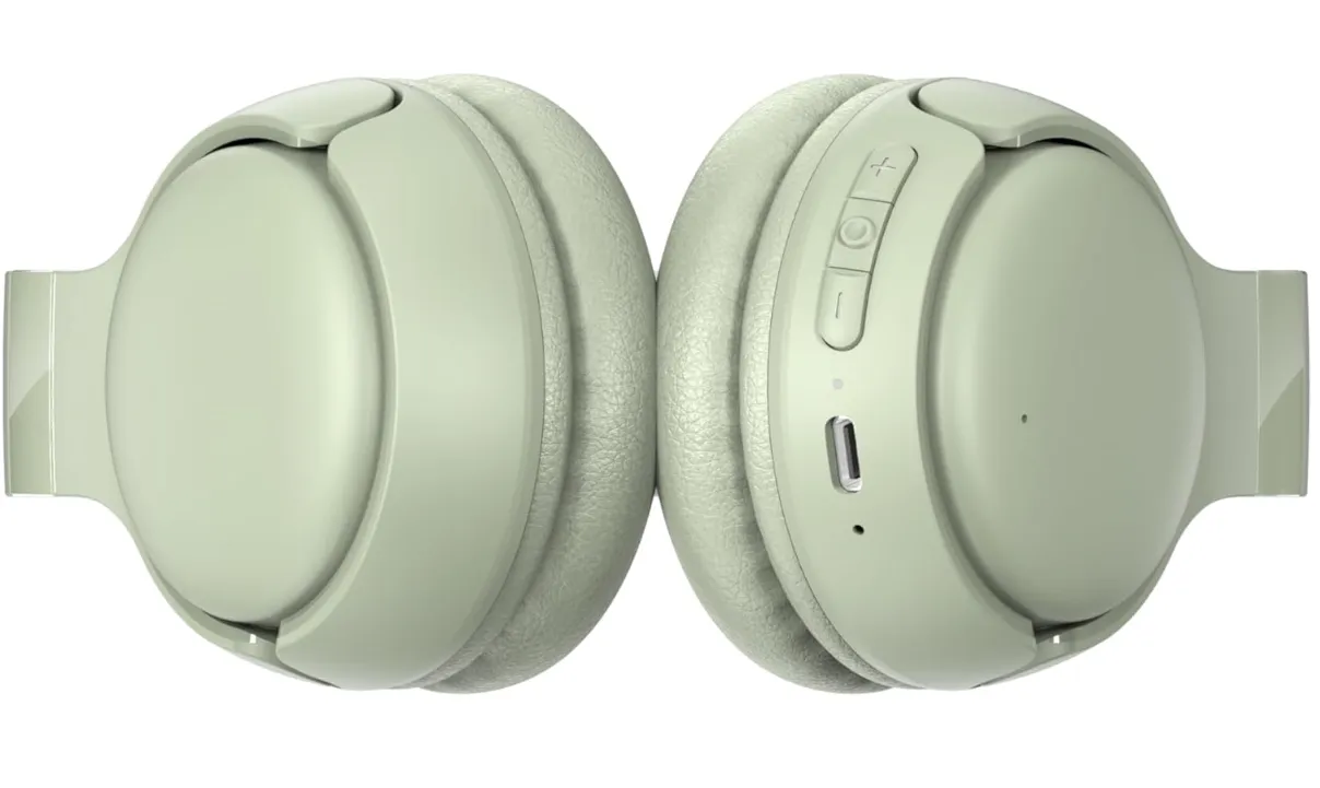 HONOR Choice Headphones Lite On-Ear Wireless Headphone with 40mm Deep Bass Driver, 82-Hour Battery Life, Dual-Device Connection, AI Call Noise Cancellation & Foldable Lightweight Design, Green 4