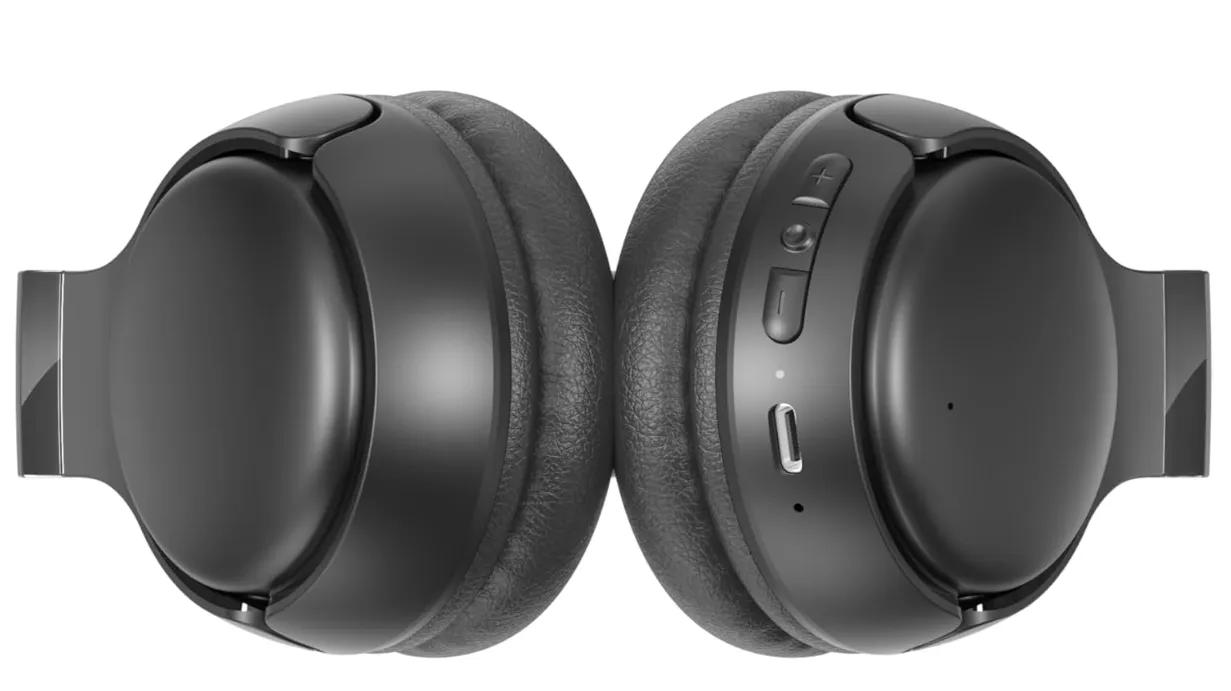 HONOR Choice Headphones Lite On-Ear Wireless Headphone with 40mm Deep Bass Driver, 82-Hour Battery Life, Dual-Device Connection, AI Call Noise Cancellation & Foldable Lightweight Design, Black 4