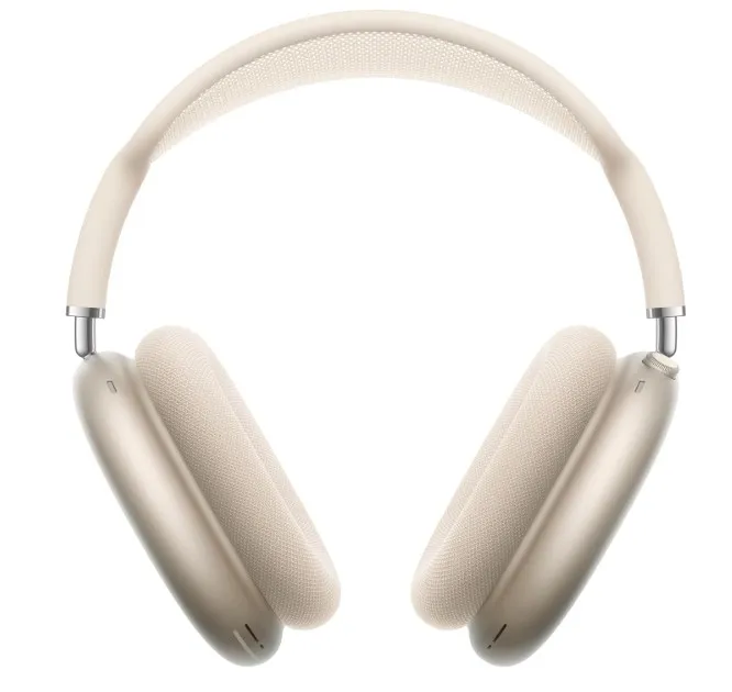 Apple AirPods Max Wireless Over-Ear Headphones, Pro-Level Active Noise Cancellation, Transparency Mode, Personalized Spatial Audio, USB-C Charging, Bluetooth Headphones for iPhone – Starlight ​​​​​​​ 3