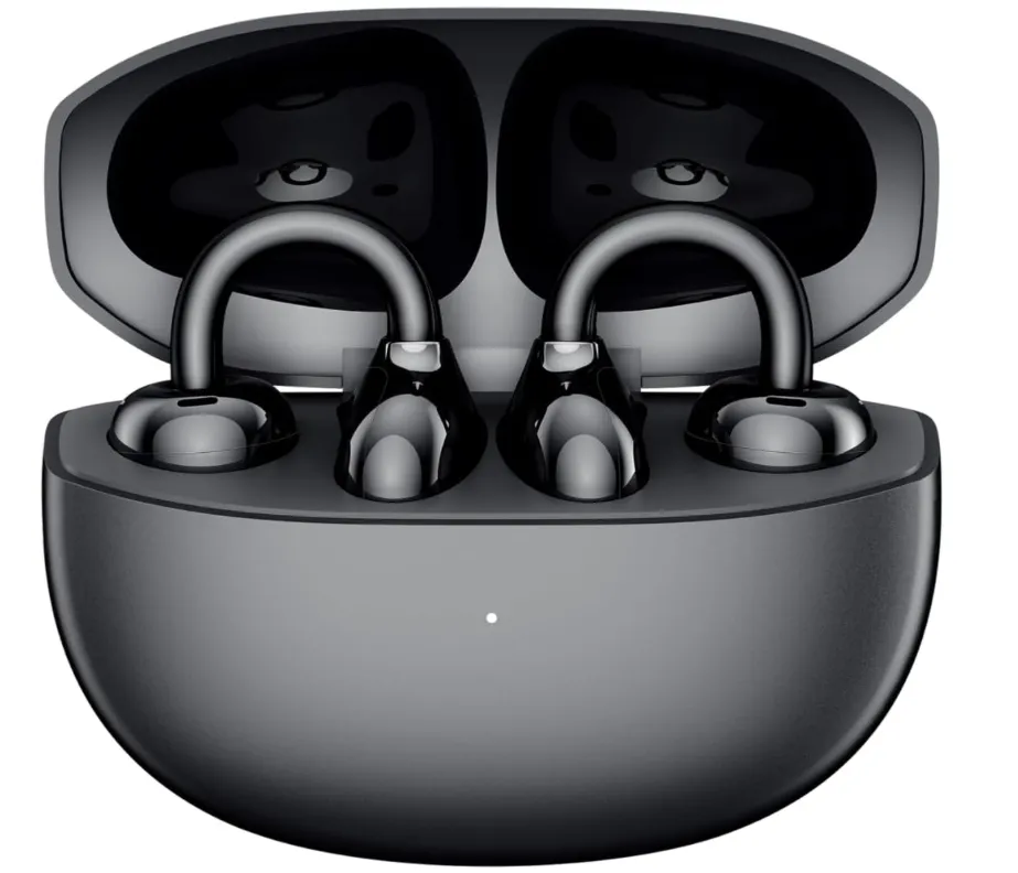 HONOR Choice Earbuds CLIP (2025 Model) Wireless Earphones, Open-Ear Bluetooth Earbuds, Feather-Like Wearing, 36 Hour Long Battery Life, Black (TDRA Version)