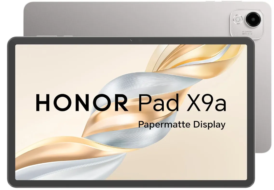 HONOR Pad X9a Papermatte Display Tablet, 11.5” 120Hz Anti-Glare Screen, 8GB RAM + 128GB Storage, Snapdragon 685, 8300mAh Battery, 35W Fast Charging, Stylus Support, Grey (TDRA Version)