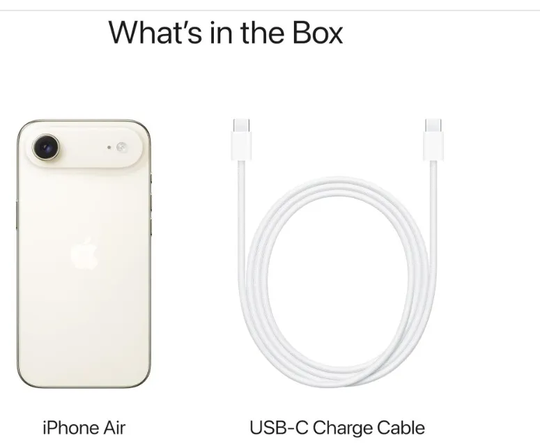 Apple iPhone Air 256 GB: Thinnest iPhone Ever, 6.5-inch Display with ProMotion up to 120Hz, Powerful A19 Pro Chip, Center Stage Front Camera, All-Day Battery Life; Light Gold - TDRA Version 5