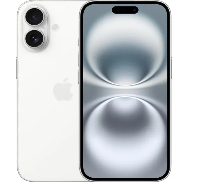 Apple iPhone 16 (128 GB) - White- TDRA Version
