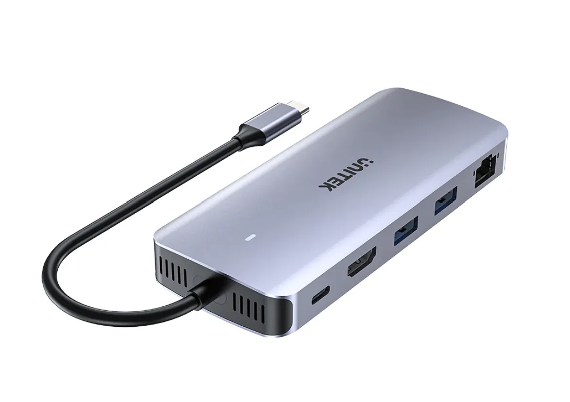 UNITEK 6-in-1 USB-C Hub with M.2 SSD Enclosure