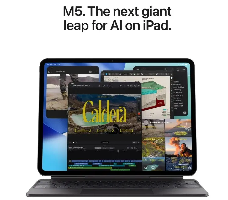 iPad Pro 11-inch M5 (2025) Wi-Fi + Cellular 256GB with standard glass – Space Black Middle East Version 4