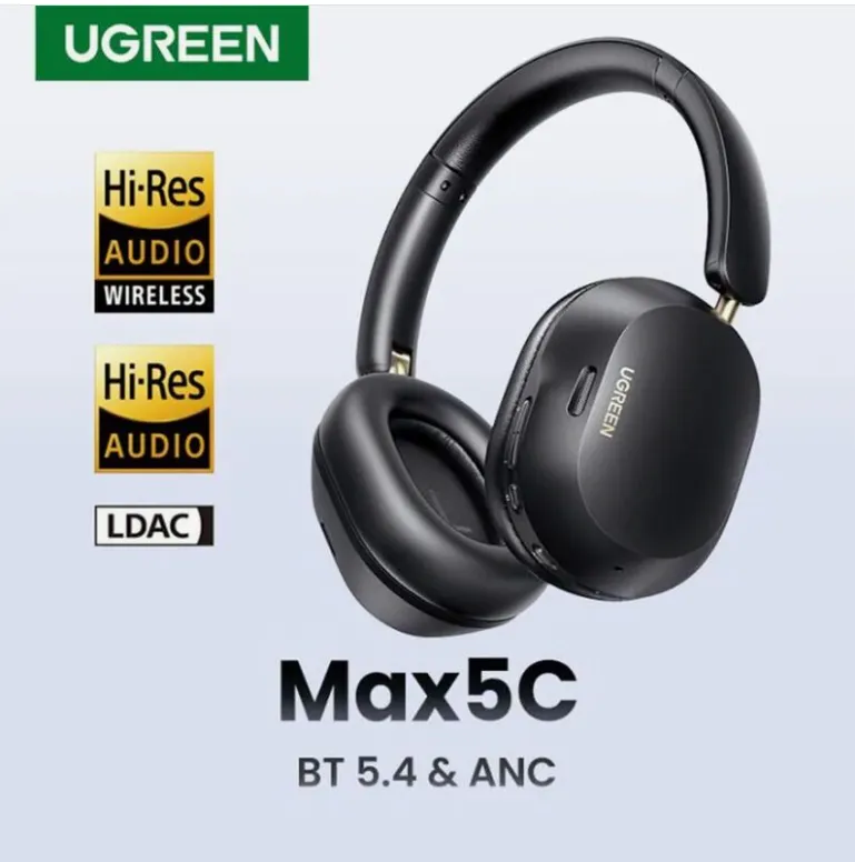 UGREEN HiTune Max5C Hybrid ANC Headphones Black HP203-35757 3