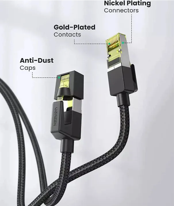 UGREEN NW150-80425 CAT 7 Round Ethernet Cable 5M