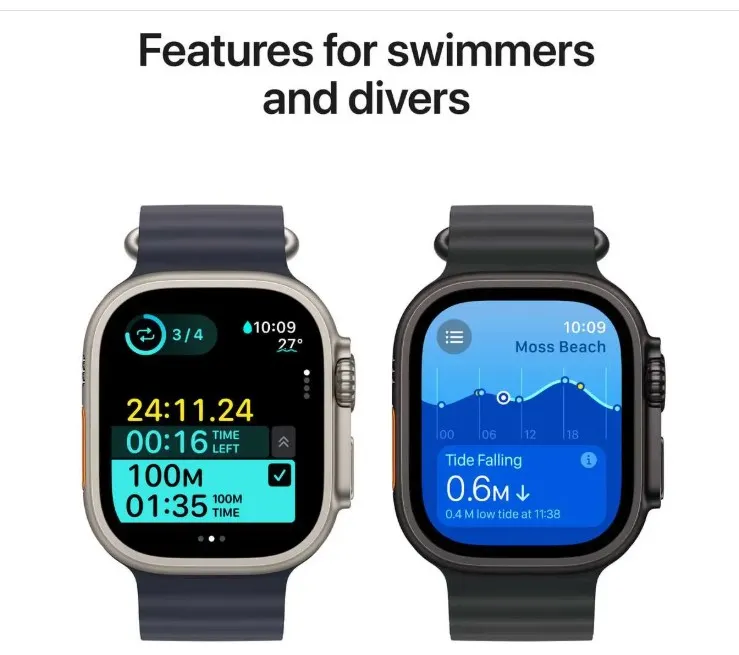 Apple Watch Ultra 2 GPS + Cellular 49mm Smartwatch, Sports Watch with Black Rugged Titanium Case and Dark Green Alpine Loop - M. Fitness Tracker, Precision GPS, Extra-Long Battery Life, Carbon Neutral 4