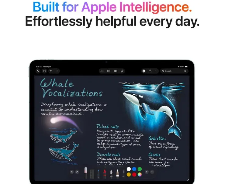 iPad Air 13-inch M4 (2026) Wi-Fi 256GB Blue Middle East Version with FaceTime 4