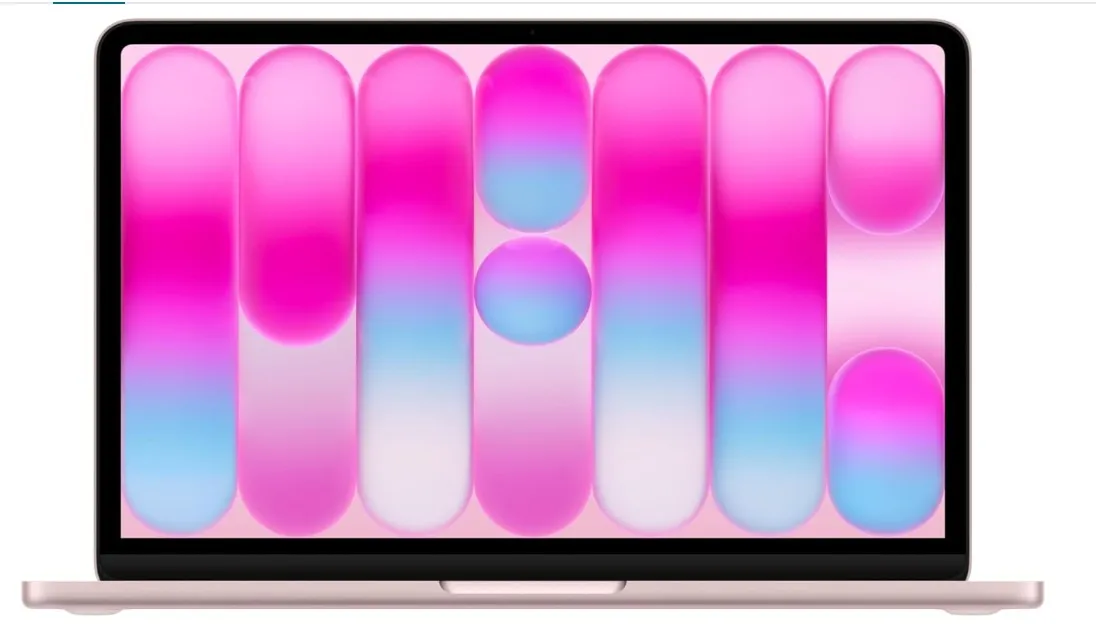 Apple 2026 MacBook Neo 13-inch Laptop with A18 Pro chip: Built for AI and Apple Intelligence, Liquid Retina Display, 8GB Unified Memory, 256GB SSD Storage; Blush; Arabic