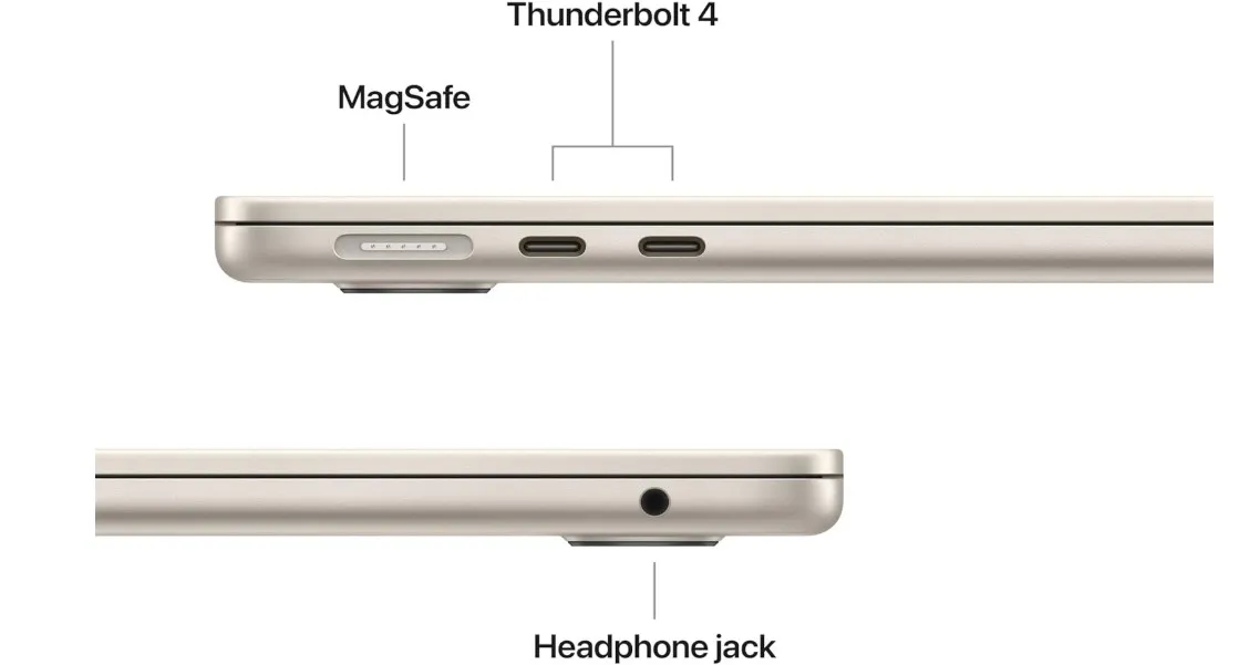Apple 2026 MacBook Air 13-inch Laptop with M5 chip: AI and Apple Intelligence, 13.6-inch Liquid Retina Display, 16GB Unified Memory, 1TB SSD Storage, 12MP Center Stage Camera; ;Arabic 4