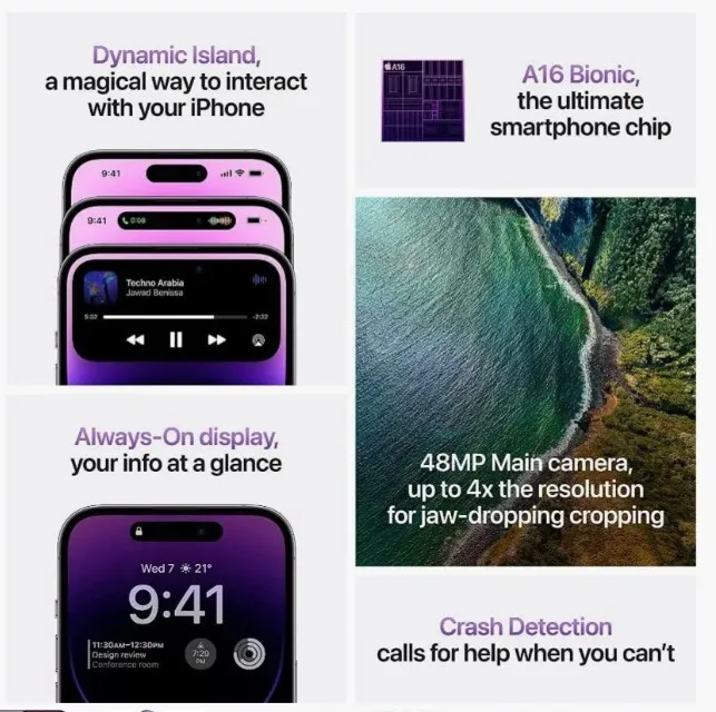 iPhone 14 Pro Max 256GB TRA Version (Deep Purple) 4