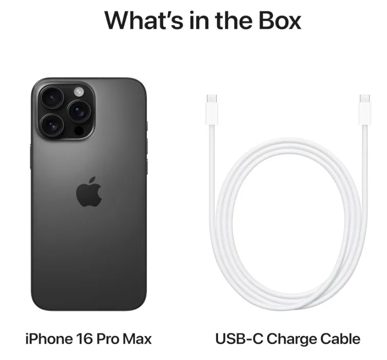 Apple iPhone 16 Pro Max (256GB) – Black Titanium- TDRA Version 4