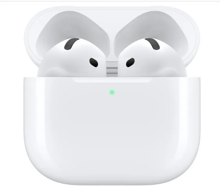 Apple AirPods 4 Wireless Earbuds, Bluetooth Headphones, with Active Noise Cancellation, Adaptive Audio, Transparency Mode, Personalized Spatial Audio, USB-C Charging Case, Wireless Charging, H2 Chip