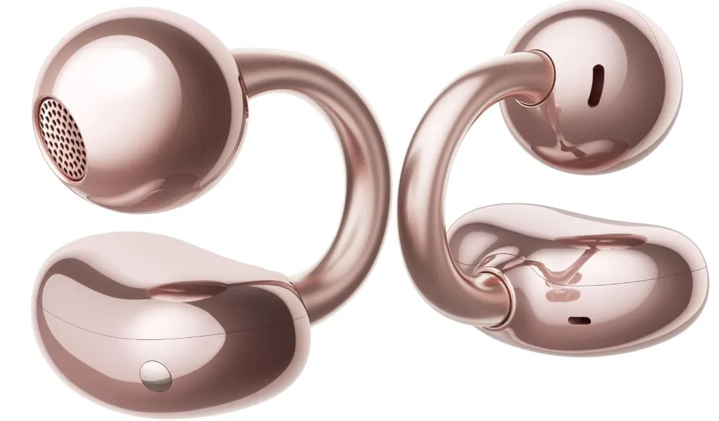 HUAWEI FreeClip, Groundbreaking Aesthetic Design, Feather-light Wearing, Open-ear Listening, AI Crystal-Clear Call, Long Battery Life, Dual-Device Connections, Rose Gold 2