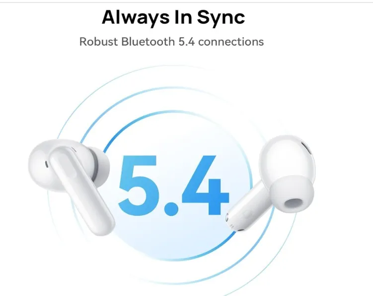 HUAWEI FreeBuds SE 4 ANC, 50H Long Battery Life, Multi-mode Noise Cancelling Earbuds for Travel & Office, Bluetooth 5.4, Compatible with iOS and Android, IP54, White 4