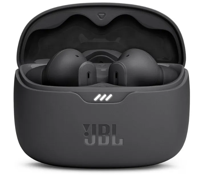 JBL Tune Beam True Wireless Noise Cancelling Earbuds, Pure Bass Sound, Bluetooth 5.3, Smart Ambient, 4-Mics Technology, VoiceAware, 48H Battery, Water and Dust Resistant - Black, JBLTBEAMBLK 4