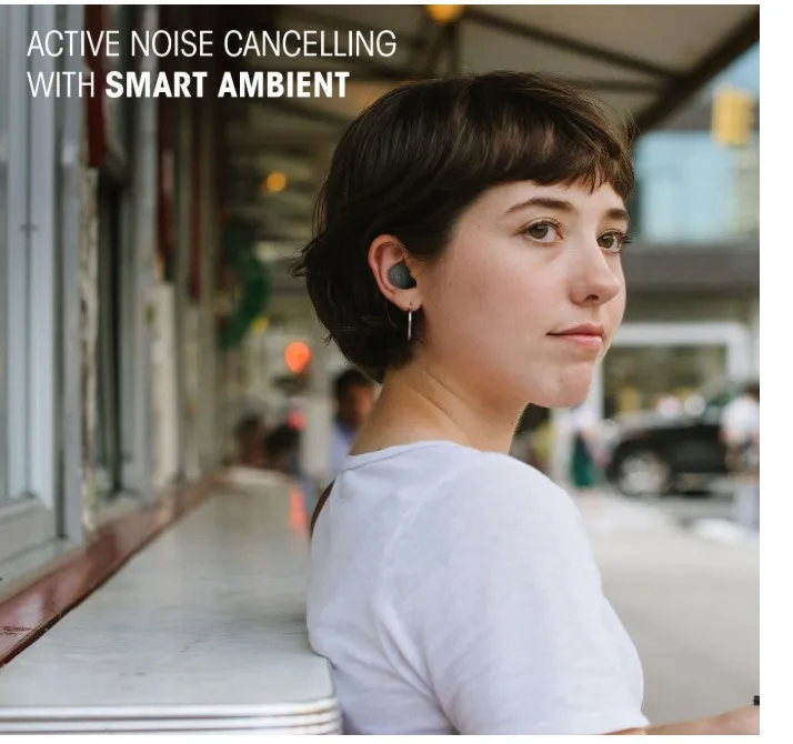 JBL Wave Buds 2 True Wireless Noise Cancellling Earbuds, Pure Bass Sound, Bluetooth 5.3, LE Audio, Smart Ambient, 4-Mic Technology, 40H Battery, Water and Dust Resistant - White 4