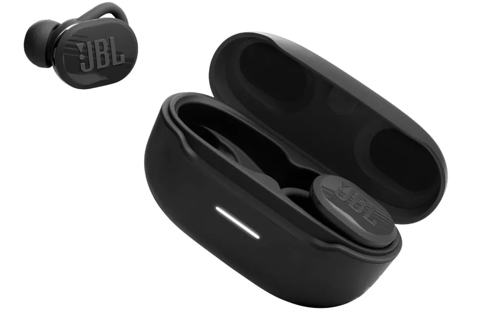 JBL Endurance Race 2, True Wireless Bluetooth Earbuds, 48 hrs Battery, IP68 Water and Dust Resistance, Noise Cancellation, Pure Bass Sound, Smart Ambient, Sports Modes, Black - JBLENDURACE2BLK