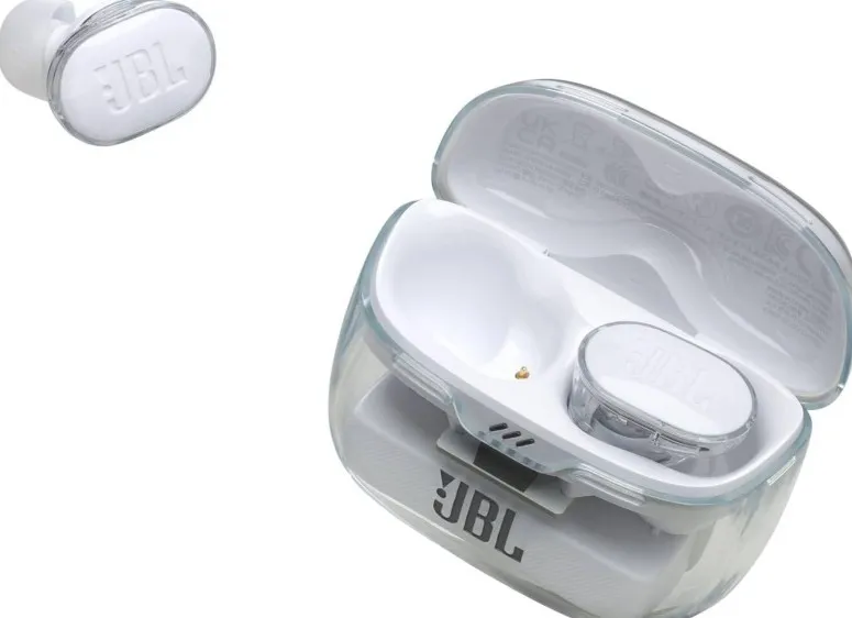 JBL Tune Buds True Wireless Noise Cancellling Earbuds, Pure Bass Sound, Bluetooth 5.3, LE Audio Support, Smart Ambient, 4-Mic, 48H Battery, Water and Dust Resistant, Ghost White | JBLTBUDSGWHT 3