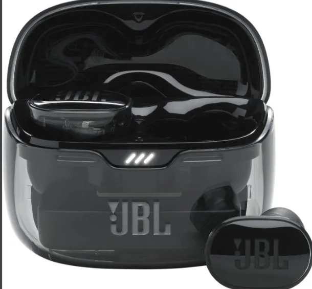 JBL Tune Buds True Wireless Noise Cancellling Earbuds, Pure Bass Sound, Bluetooth 5.3, LE Audio Support, Smart Ambient, 4-Mic, 48H Battery, Water and Dust Resistant, Ghost Black | JBLTBUDSGBLK